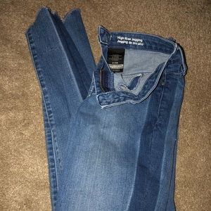 Mossimo size 0/25R high rise jegging, almost new